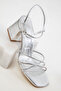 Silver Women's Classic Heeled Shoes 20325 - 4