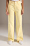 Sarı Yüksek Bel Wide Leg Jeans TWOSS25JE00252 - 3