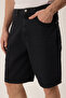 Siyah Baggy More Sustinable Kot Şort TMNSS25SR00054 - 3