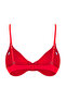 Kırmızı Gipeli Balconette Kaplı Bikini Üstü TBESS25BU00053 - 8