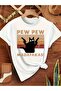 Black Cat " T-Shirt for Women - Casual Round Neck, Short Sleeve,