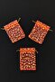 Red Gold Polka Dot Henna Cookie Engagement Birth Mevlüt Gift Pouch 100 Pieces Size 9Cmx12Cm - 3