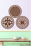 3 1Ü Sacred Geometry Set (Flower of Life, Sri Yantra and Merkaba) - 3