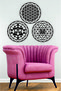 3 1Ü Sacred Geometry Set (Flower of Life, Sri Yantra and Merkaba) - 5