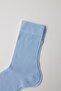 Mercerized Men's Socks Soft Blue - 2