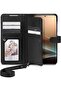 Wallet S for Samsung Galaxy S25 PLUS case cover folio (2025) [7 Cards + Cash] - Black - 4