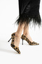 Leopard Print Thai Feather Pointed Toe Stiletto – Thin Heel – Stylish and Comfortable Women's Shoes - 3