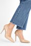 Women's Nakou Tan Patent Leather Classic Heeled Stiletto