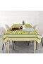 Plaid Lemon Patterned Carefree Tablecloth - 2