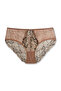 5 Pack Double Color Lace Tulle High Waist Women's Panties - 5
