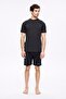 Sports Cut Black Men's Short Pool and Sea Shorts 5037 - 3