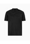 Men's Regular Fit Round Neck Stitching Embroidered Short Sleeve Black T-Shirt Em 001023   Af13747-Mc203 - 6
