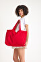 Premium Women's Colorful Lined Shoulder Bag / Beach Bag / Casual Bag (4 Pockets) - 4