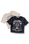 Women's Crop Moon Printed Crew Neck T-Shirt - 2