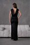Backless Sleeveless Evening Dress - 6