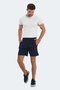 Randi Men's Fitness Navy Blue Shorts with Pockets - 5