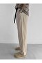 Men's baggy fit elastic waist pants beige - 6