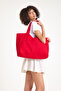 Premium Women's Colorful Lined Shoulder Bag / Beach Bag / Casual Bag (4 Pockets)