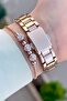 Rose Women's Wristwatch and Bracelet Set - Gift - 3