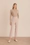 Detailed Woven Carrot Trousers with Elastic Waist