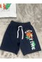 3-6 Years Old Boy's Suit with Printed Shorts - 3