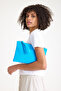 Premium Women's Colorful Lined Zippered Clutch Handbag Portfolio - 6