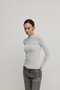 Women's Snow Melange Basic High Neck Long Sleeve Body - 4