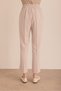 Detailed Woven Carrot Trousers with Elastic Waist - 6