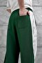 Men's Sweatpants Brush Green Oversize Baggy Striped Loose Fit 3 Yarns Without Ruffles - 6
