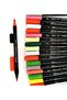 Zig Art&Graphic Twin Tut-80 and Marvy Brush Pen Set-18 Pcs Set - 2