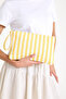 Premium Women's 1St Quality Cotton Woven Lined Colorful Clutch Portfolio Handbag - 4