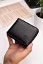 Men's Genuine Leather Wallet and Card Holder - Black
