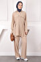 Mink Pocket Tunic Trousers Suit