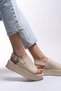 Alebwynn Women's Sandals 001273 Beige - 5