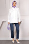 White Front Heart Ruffle Shirt - 2