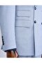 Italian Style Slim Fit Men's Double-Breasted Jacket Pants Suit Blue T12982 - 4