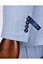 Italian Style Slim Fit Men's Double-Breasted Jacket Pants Suit Blue T12982 - 8