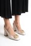 More Beige Patent Leather Accessory Gova Women's Shoes - 2