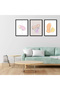 3 Piece Frame Look Mdf Table Set - 3