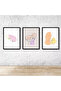 3 Piece Frame Look Mdf Table Set