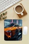 Mousepad 18X22Cm Wrist Supported Rectangular Smooth Surface Seamless Race Car