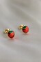 Vip Steel Strawberry Earrings - 2