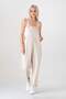 5-Pocket Linen Salopet - Beige