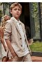 Boy's Sports Jacket 10-14 Years Old Cream