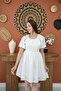 WHITE FISTO DRESS - 2