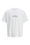 تي شيرت جاك جونز Jorparallel Tee Ss Crew Neck Tg للرجال باللون الأبيض 12275399 -01