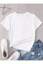 Milano Letter Printed T-Shirt, Casual Crew Neck Short Sleeve Top for Spring and Summer, Women's Clothing - 4
