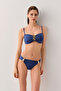 Strapless Bikini Top with Stary Accessories - 2