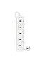 Epsilon 5 Way Extension Socket with Individual Switches- ES1104|3 M Cord| 2-Year Warranty - 2