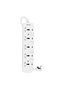 Epsilon 5 Way Extension Socket with Individual Switches- ES1106| 5 M Cord, 2 -Year Warranty - 2